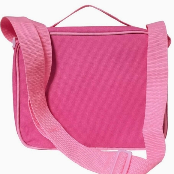 🌈Disney Tinker Bell Girls Pink Square Lunchbox, BAG - Picture 3 of 3